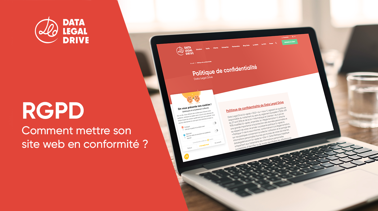 4 Steps to make your website GDPR compliant | Data Legal Drive